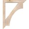 Ekena Millwork Westlake Traditional Smooth Bracket w/ Offset Brace, Douglas Fir, 5 1/2"W x 34"D x 42"H BKT0604X34X42WTL01SDF - alternate 2